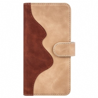 Capa De Couro Para Huawei Mate 50 Pro Padrão Gráfico