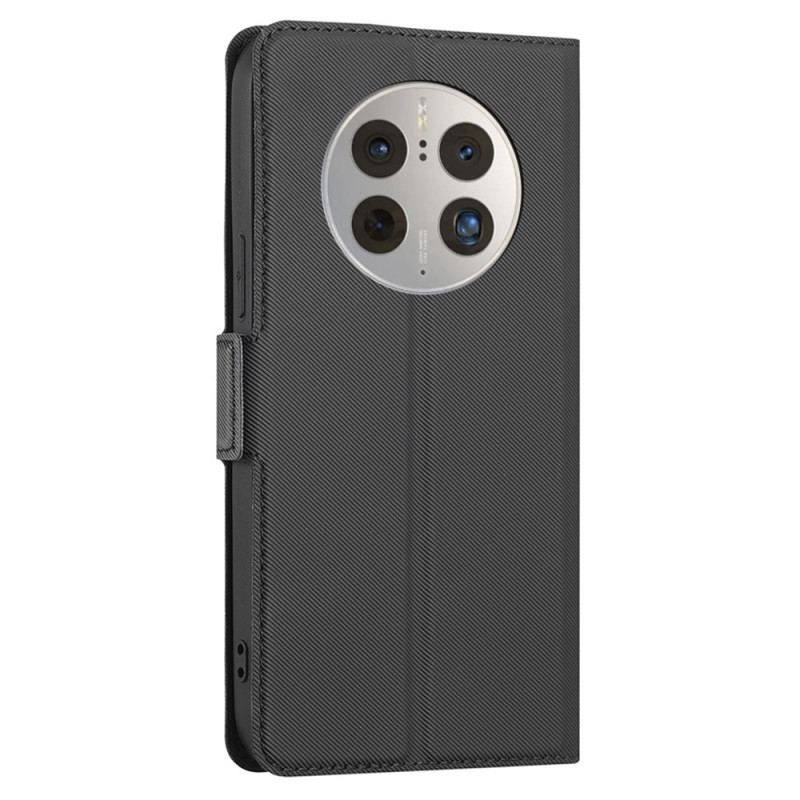 Capa Flip Para Huawei Mate 50 Pro Bicolor Ultra Fino