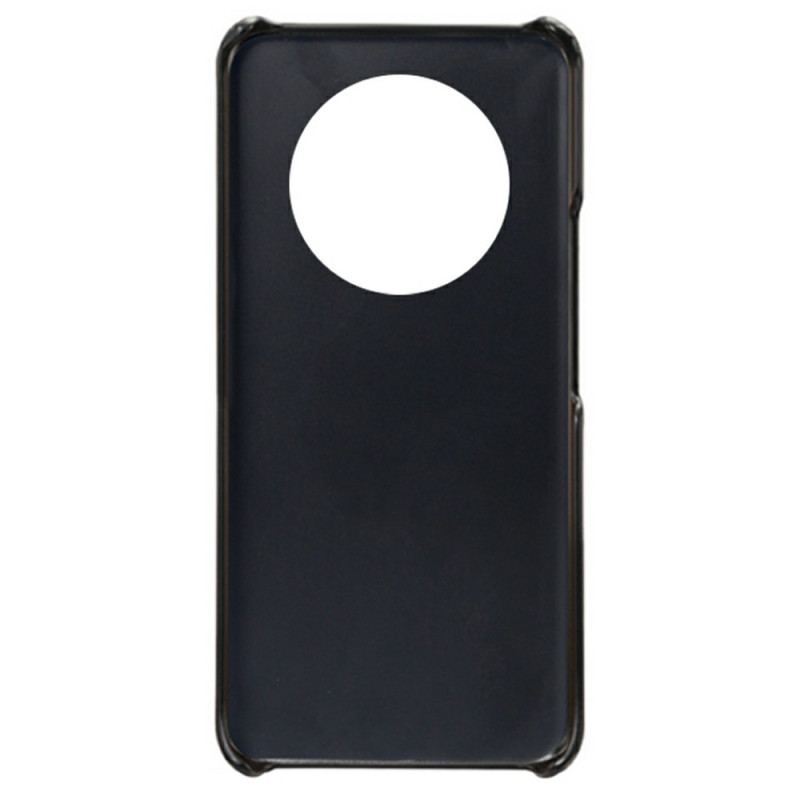 Capa Para Huawei Mate 50 Pro Efeito Couro