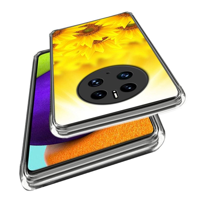 Capa Para Huawei Mate 50 Pro Girassóis Sublimes