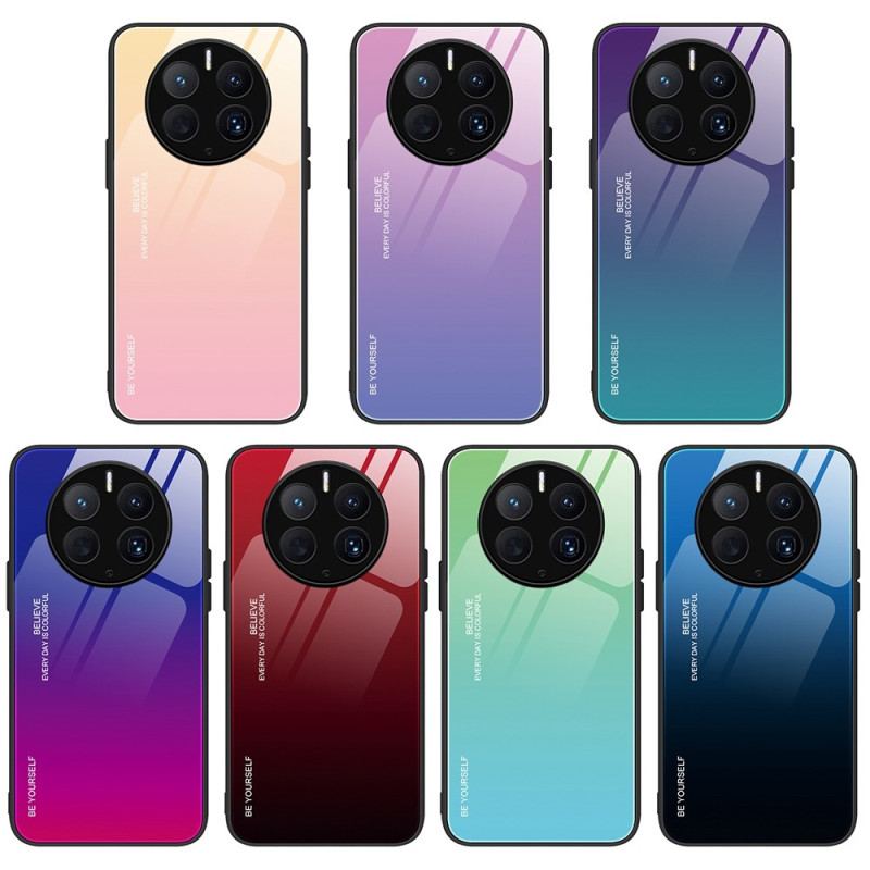 Capa Para Huawei Mate 50 Pro Vidro Temperado Seja Você Mesmo