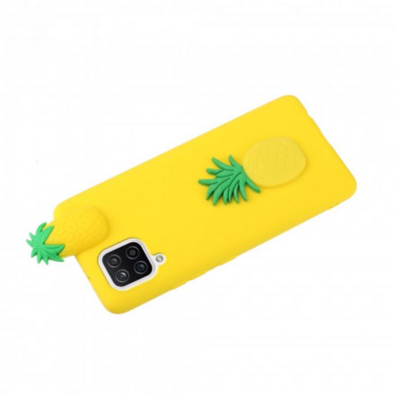 Capa De Celular Para Samsung Galaxy A42 5G Abacaxi 3d