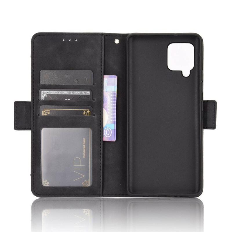 Capa De Couro Para Samsung Galaxy A42 5G Multi-card Premier Class