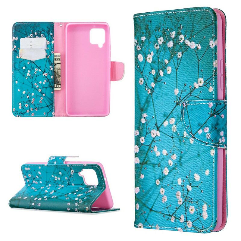 Capa Flip Para Samsung Galaxy A42 5G Árvore Florida