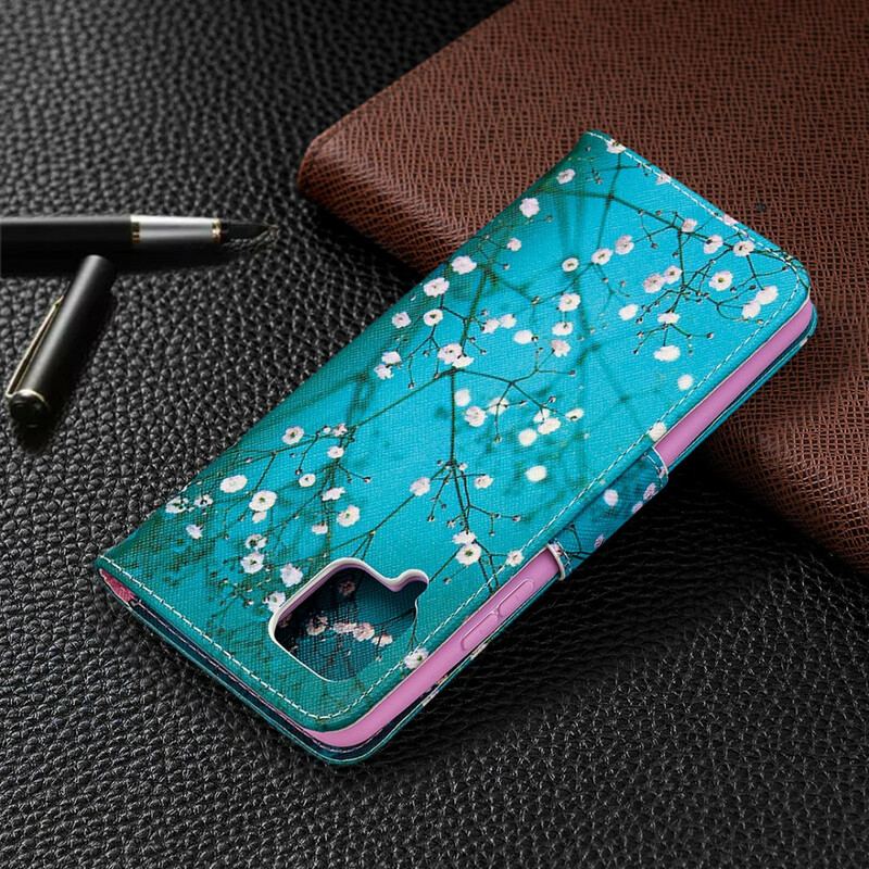 Capa Flip Para Samsung Galaxy A42 5G Árvore Florida