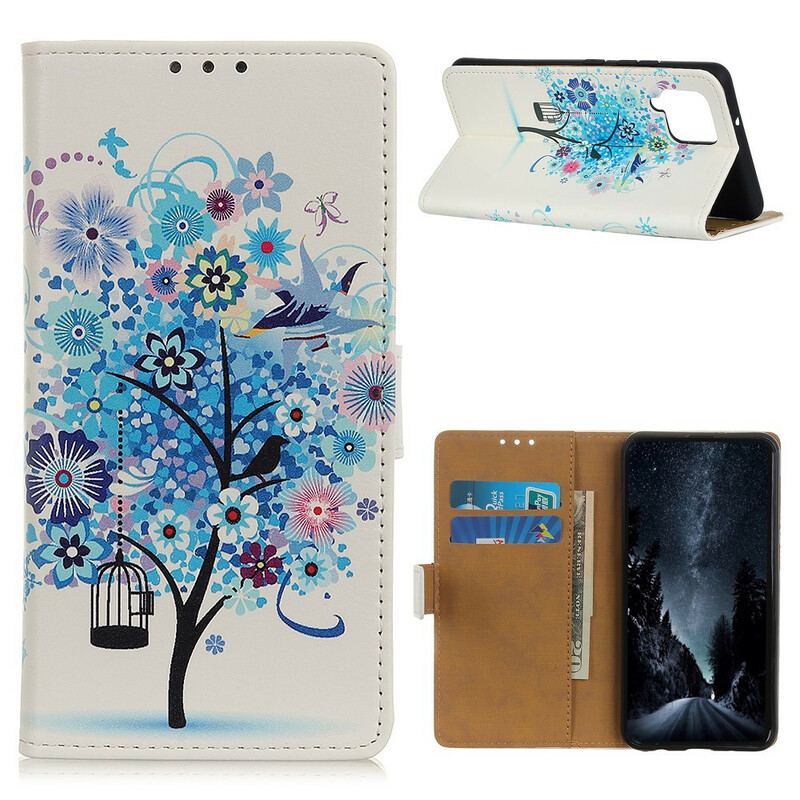Capa Flip Para Samsung Galaxy A42 5G Árvore Florida