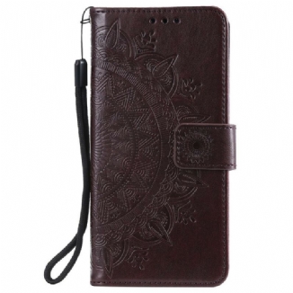 Capa Folio Para Samsung Galaxy A42 5G Mandala Do Sol