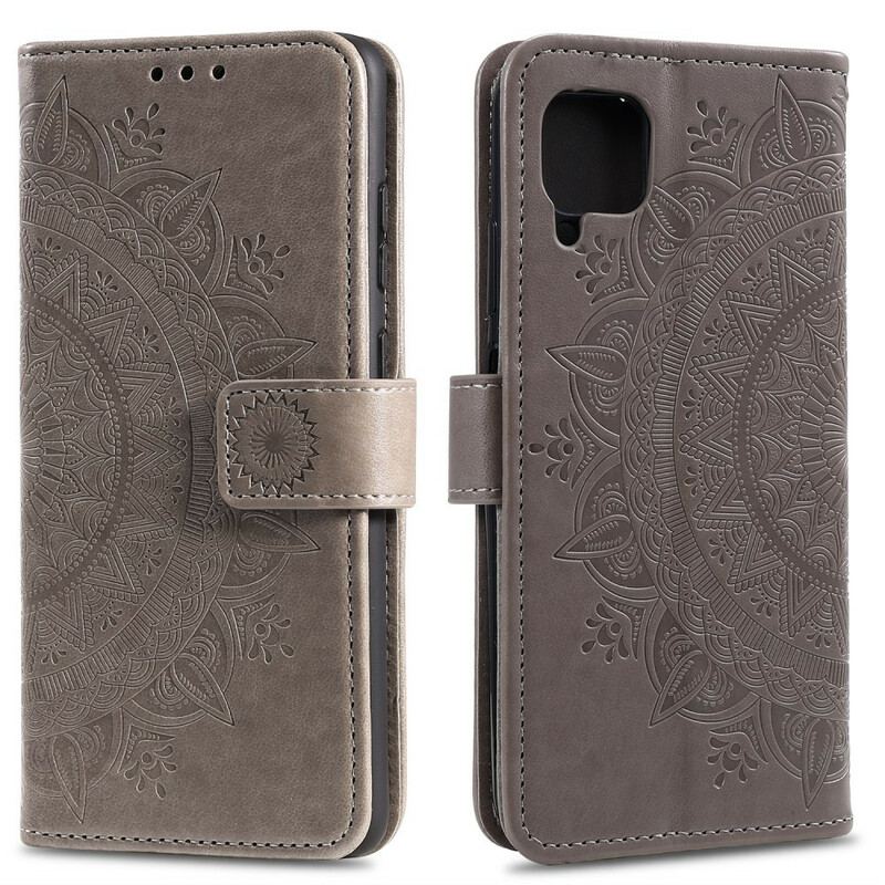 Capa Folio Para Samsung Galaxy A42 5G Mandala Do Sol