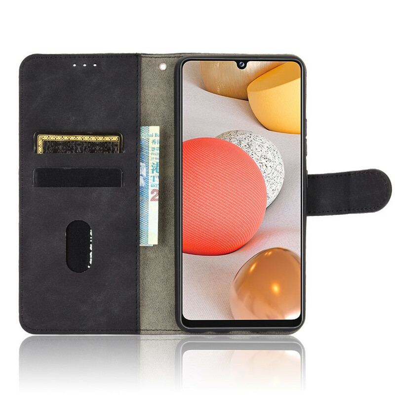 Capa Folio Para Samsung Galaxy A42 5G Toque De Pele