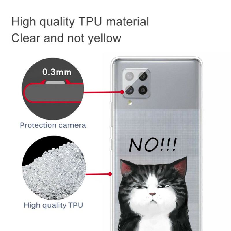 Capa Para Samsung Galaxy A42 5G O Gato Que Diz Não