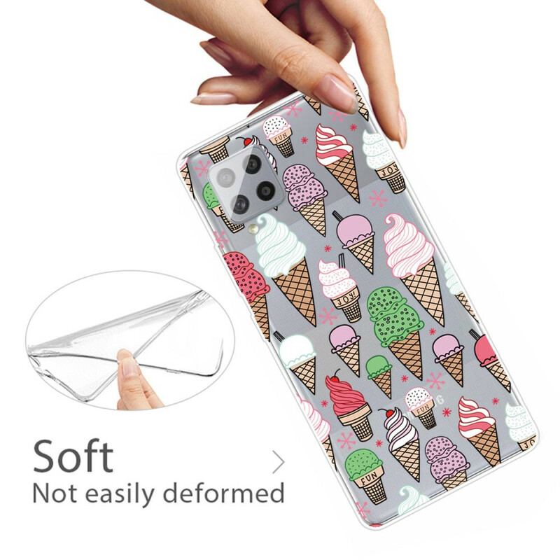 Capa Para Samsung Galaxy A42 5G Sorvete De Creme