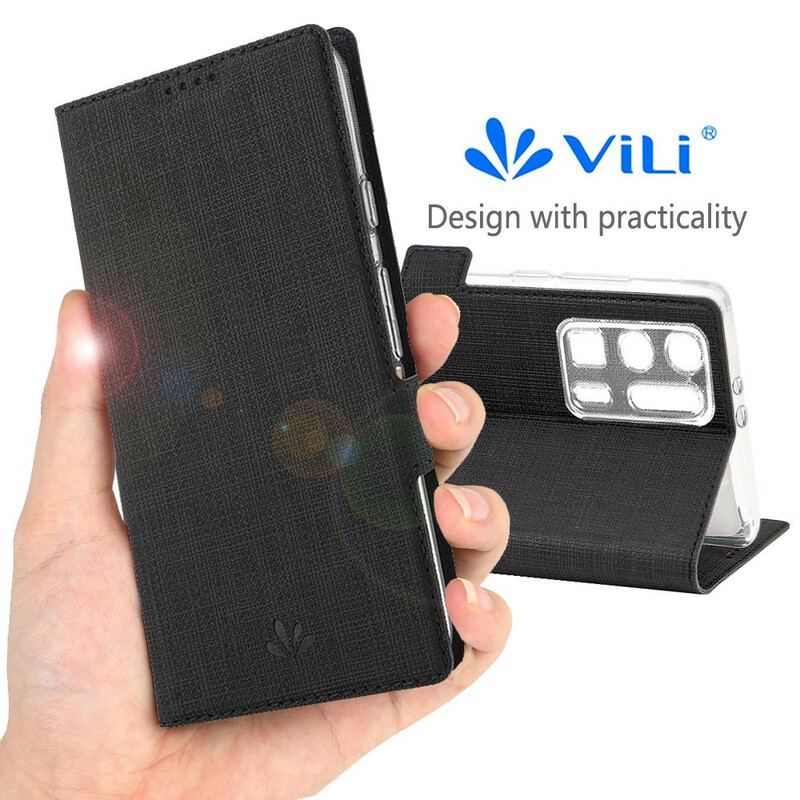 Capa De Celular Para Huawei P40 Pro Plus Flip Vili Dmx Texturizado