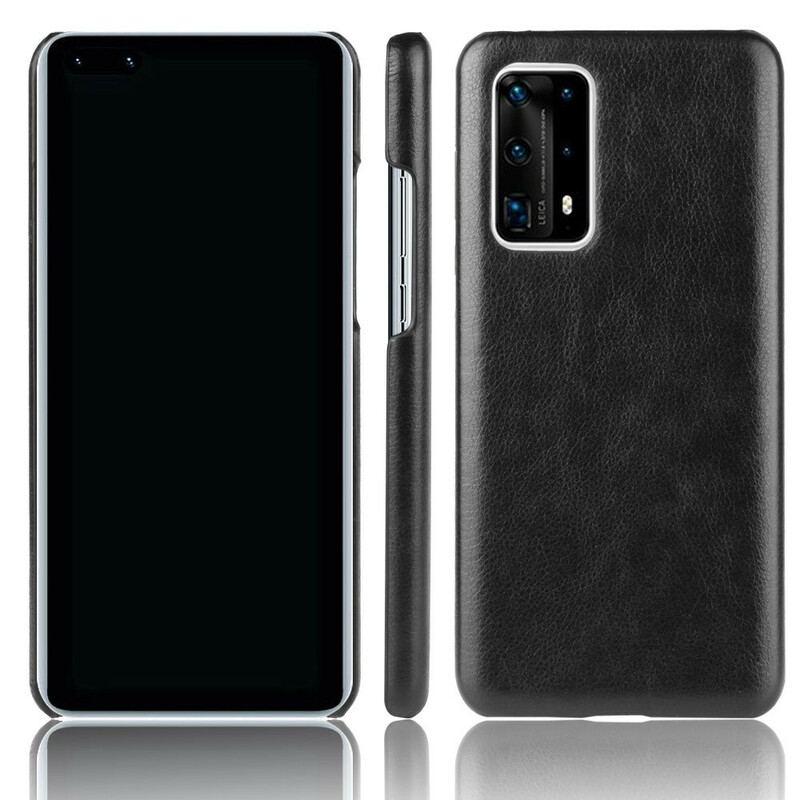 Capa Para Huawei P40 Pro Plus Efeito Couro De Desempenho Lichia