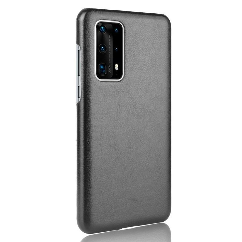 Capa Para Huawei P40 Pro Plus Efeito Couro De Desempenho Lichia