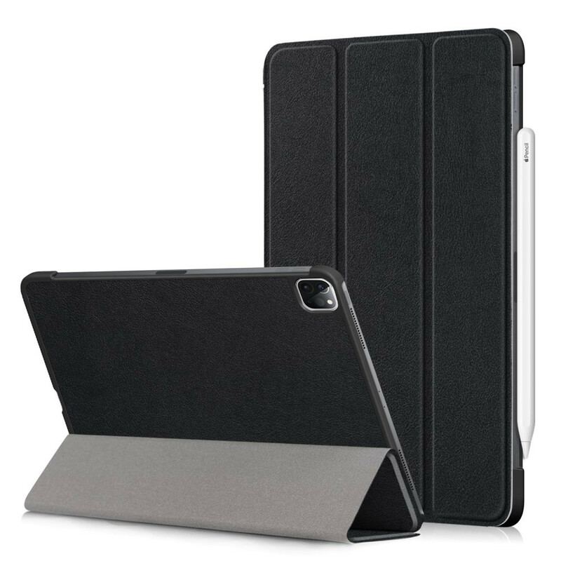 Capa De Celular Para iPad Pro 11" (2020) Couro Sintético De Lichia Clássico
