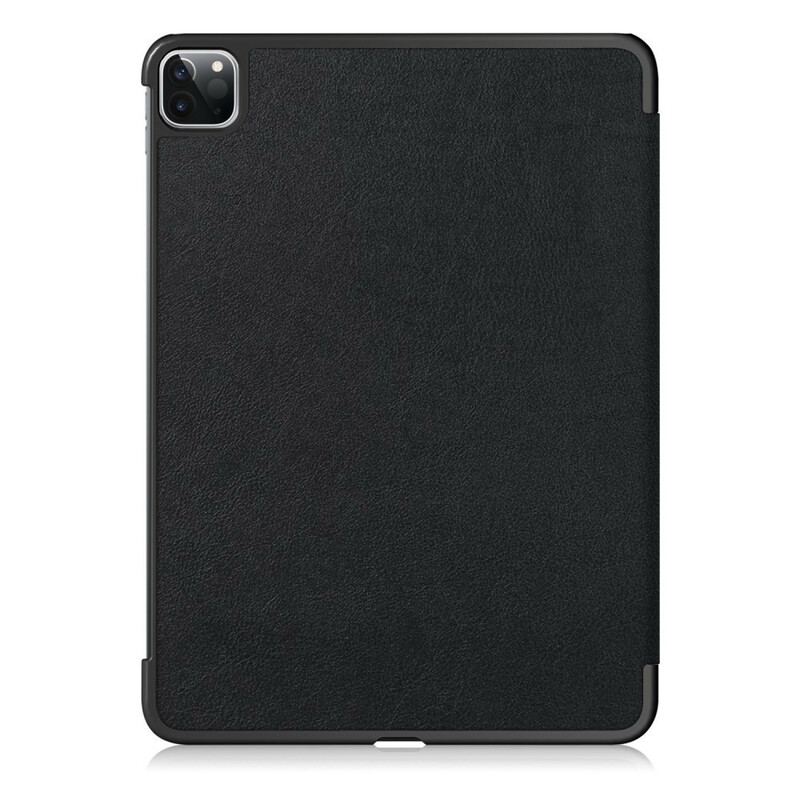 Capa De Celular Para iPad Pro 11" (2020) Couro Sintético De Lichia Clássico