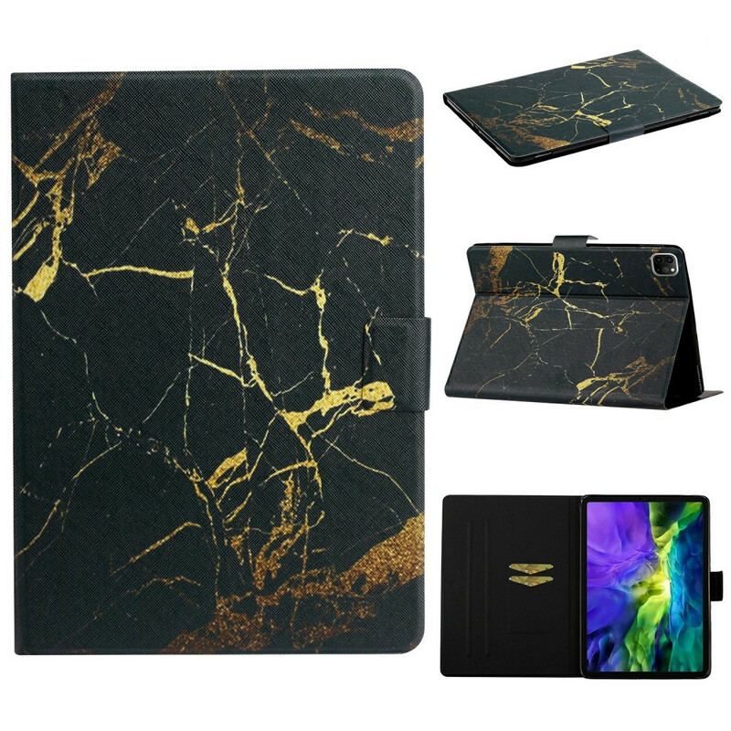 Capa De Couro Para iPad Pro 11" (2020) Série Mármore