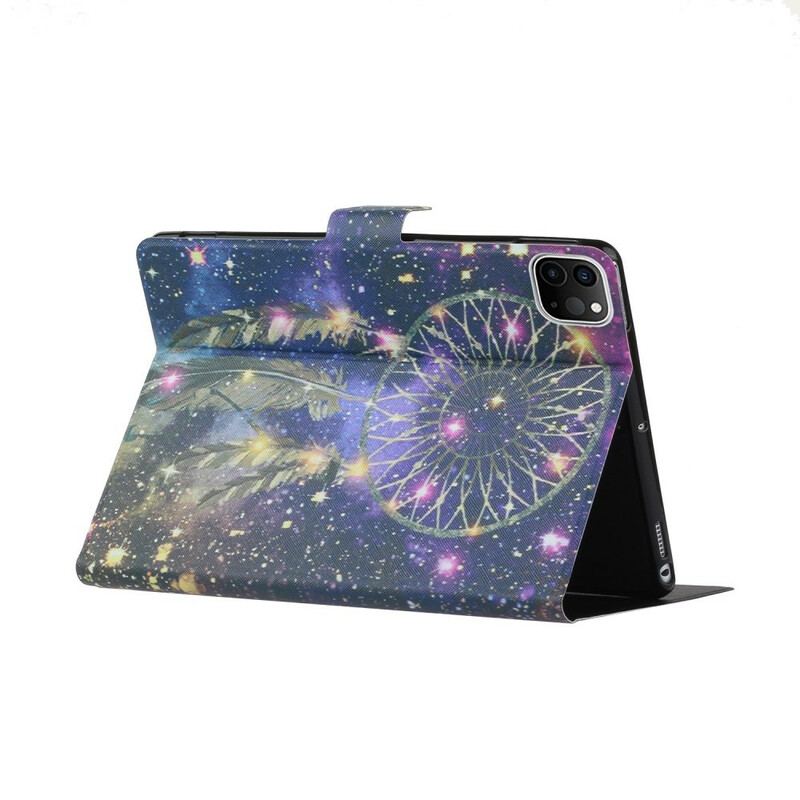 Capa Flip Para iPad Pro 11" (2020) Apanhador De Sonhos Noturnos