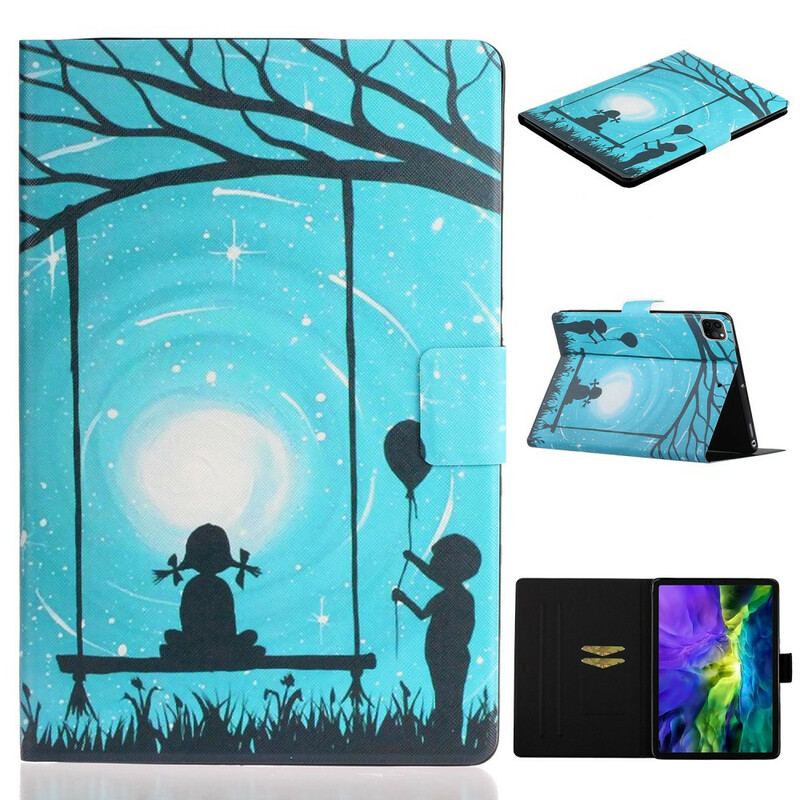 Capa Folio Para iPad Pro 11" (2020) Amantes No Balanço