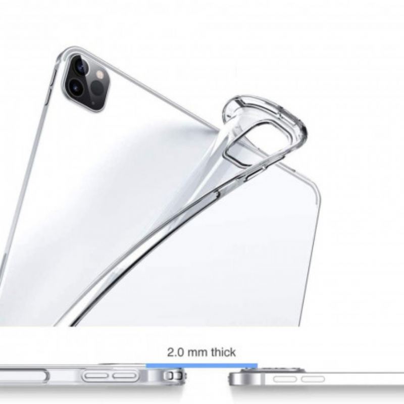 Capa Para iPad Pro 11" (2020) Cantos Reforçados Com Silicone Transparente