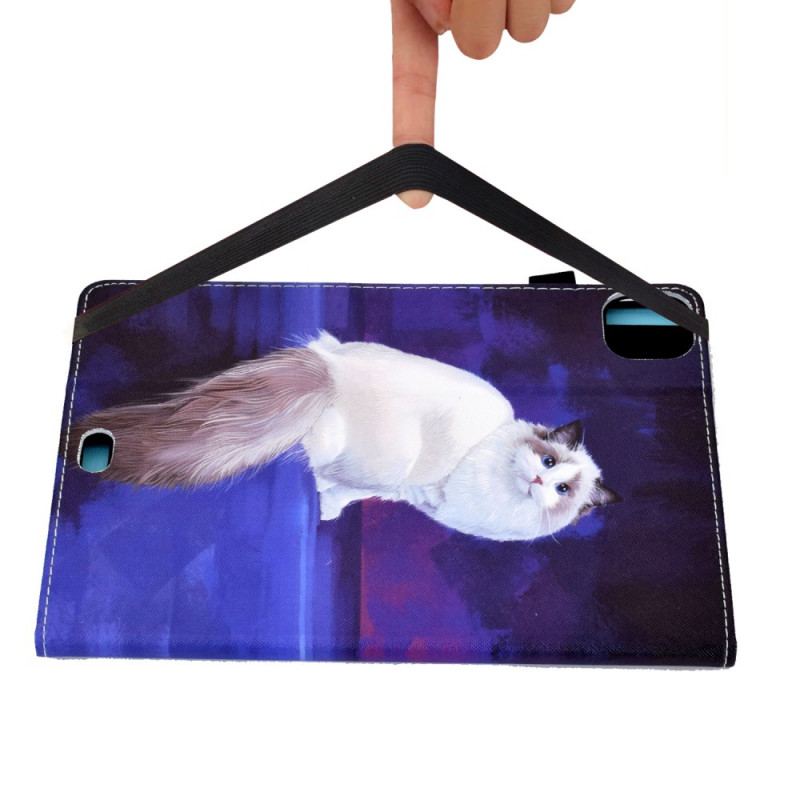Capa Para iPad Pro 11" (2020) Gato Branco