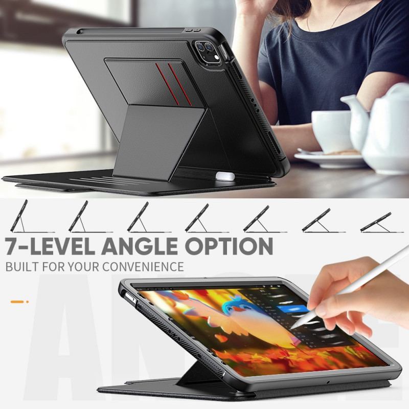 Capa Para iPad Pro 11" (2020) Titular De Cartão Multiângulo