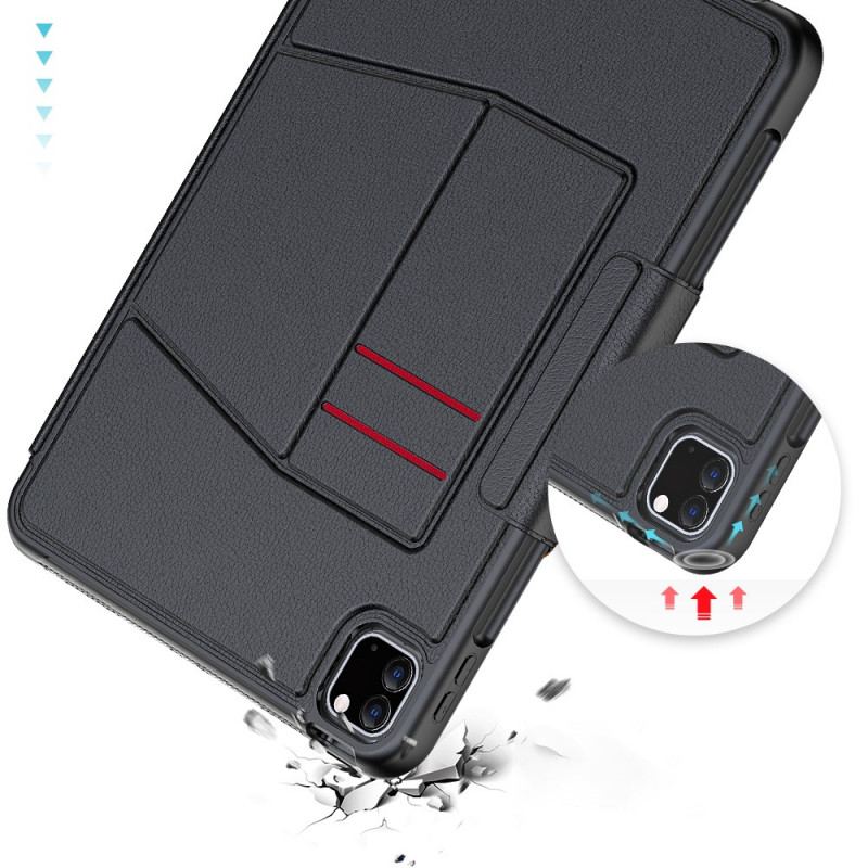 Capa Para iPad Pro 11" (2020) Titular De Cartão Multiângulo