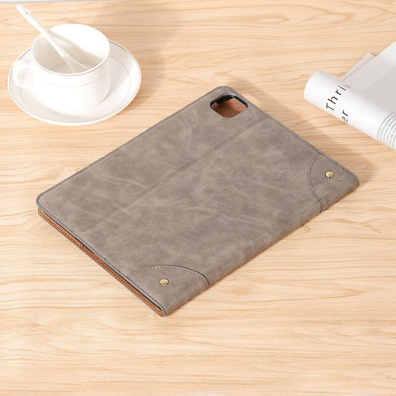 Capa Proteção Para iPad Pro 11" (2020) Estilo Elegante Couro Sintético