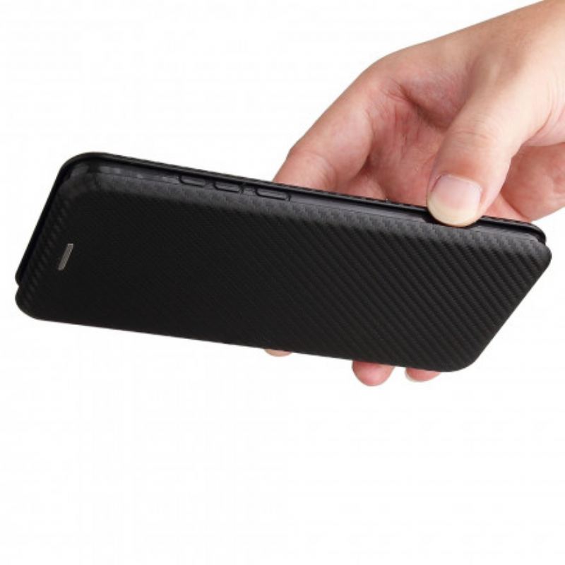 Capa De Celular Para Huawei Mate 40 Pro Flip Fibra De Carbono
