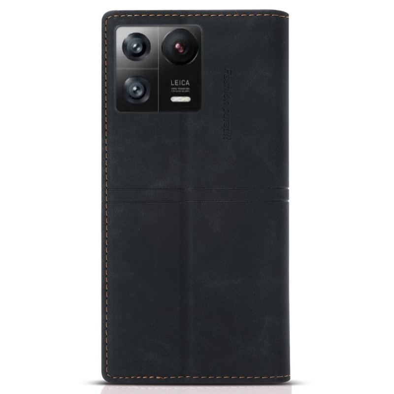 Capa De Celular Para Xiaomi 13 Pro Flip Estilo De Couro
