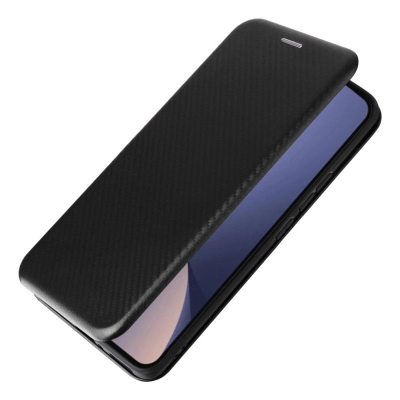 Capa De Celular Para Xiaomi 13 Pro Flip Fibra De Carbono