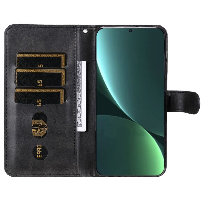 Capa De Couro Para Xiaomi 13 Pro Carteira