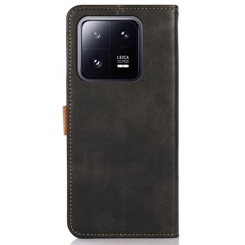 Capa Flip Para Xiaomi 13 Pro Com Alça Khazneh