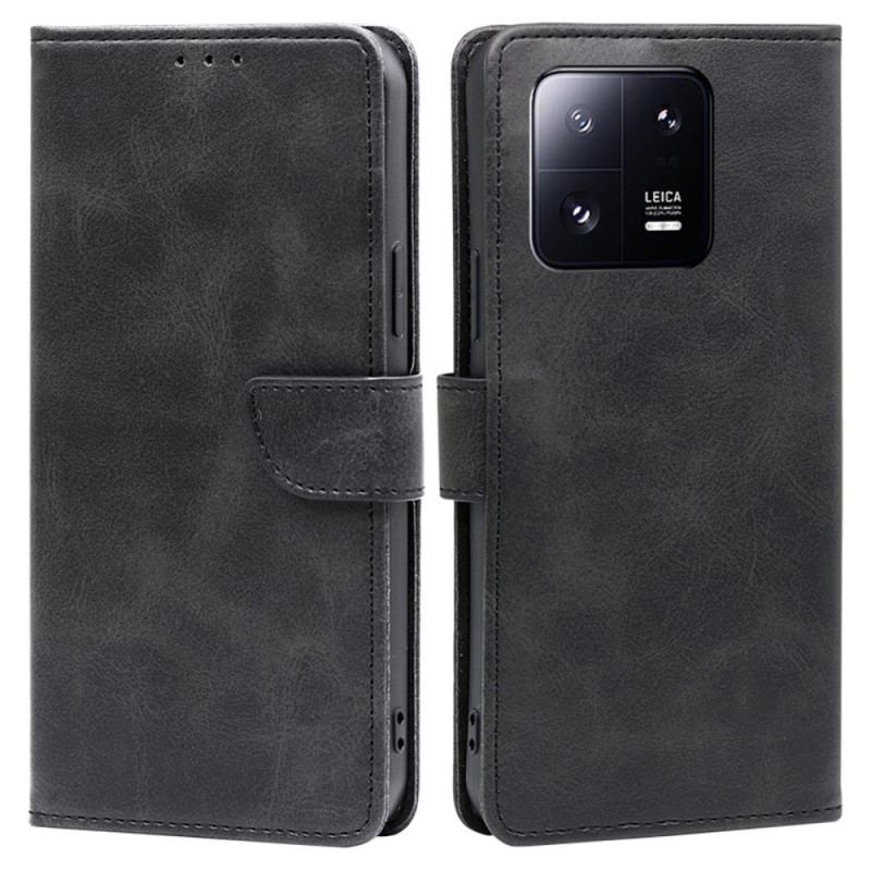 Capa Flip Para Xiaomi 13 Pro Estilo Vintage