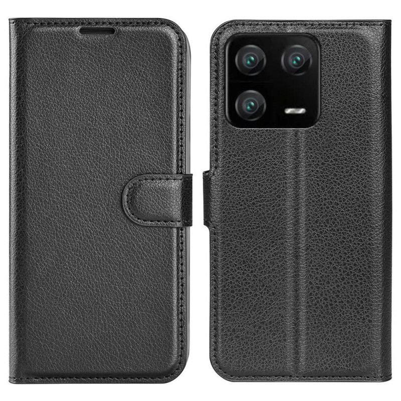 Capa Folio Para Xiaomi 13 Pro Clássico