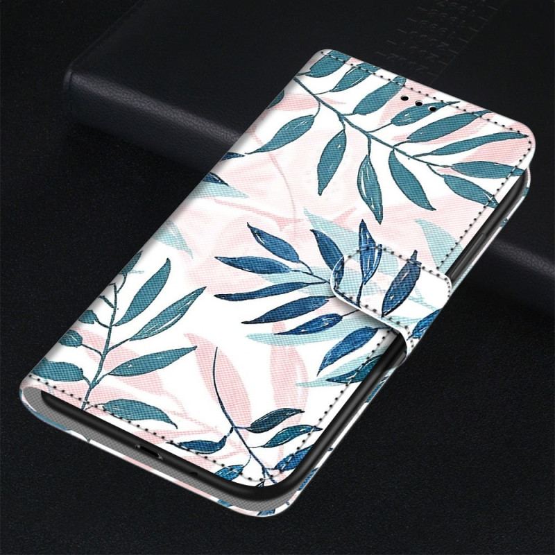 Capa Folio Para Xiaomi 13 Pro Gráfico Com Cordão