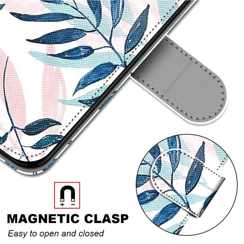 Capa Folio Para Xiaomi 13 Pro Gráfico Com Cordão