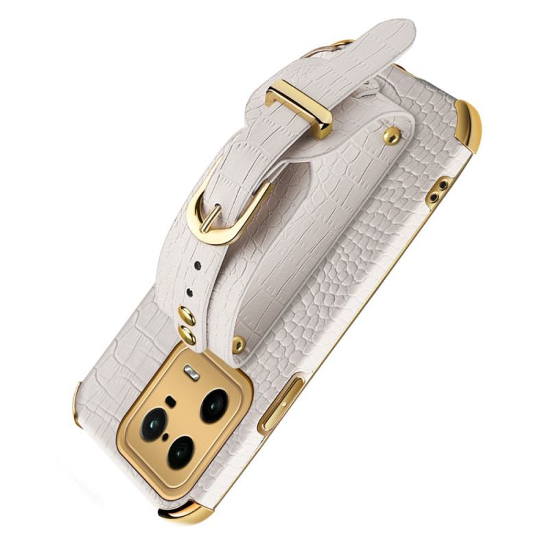 Capa Para Xiaomi 13 Pro Alça Croco