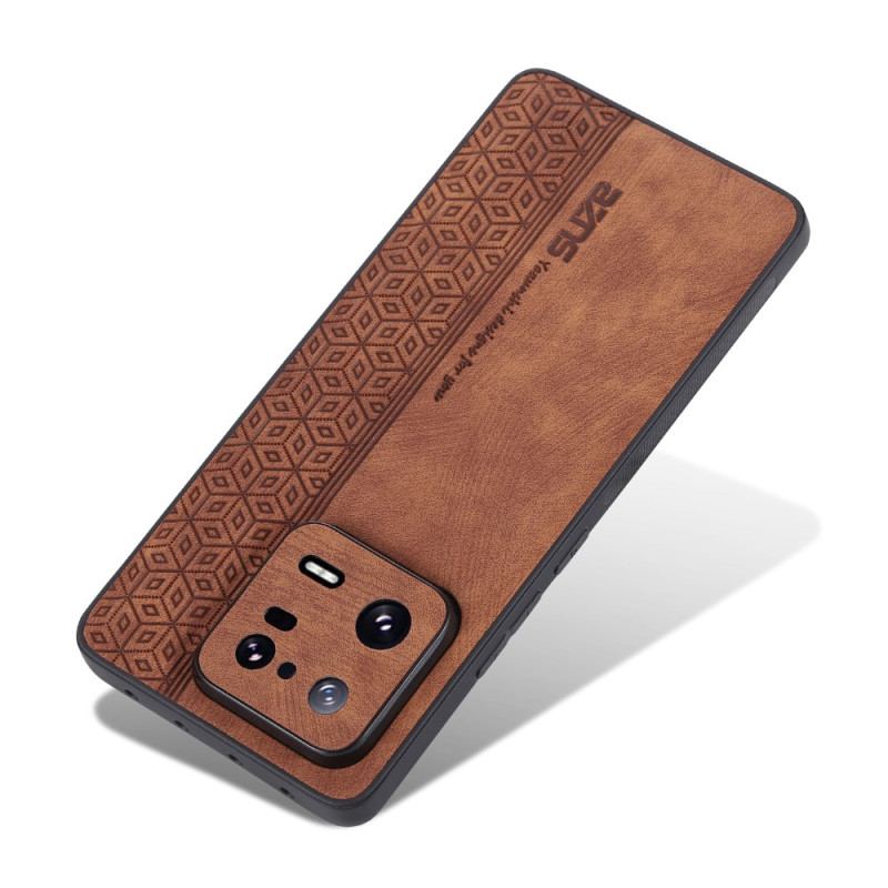 Capa Para Xiaomi 13 Pro Efeito Couro Azns