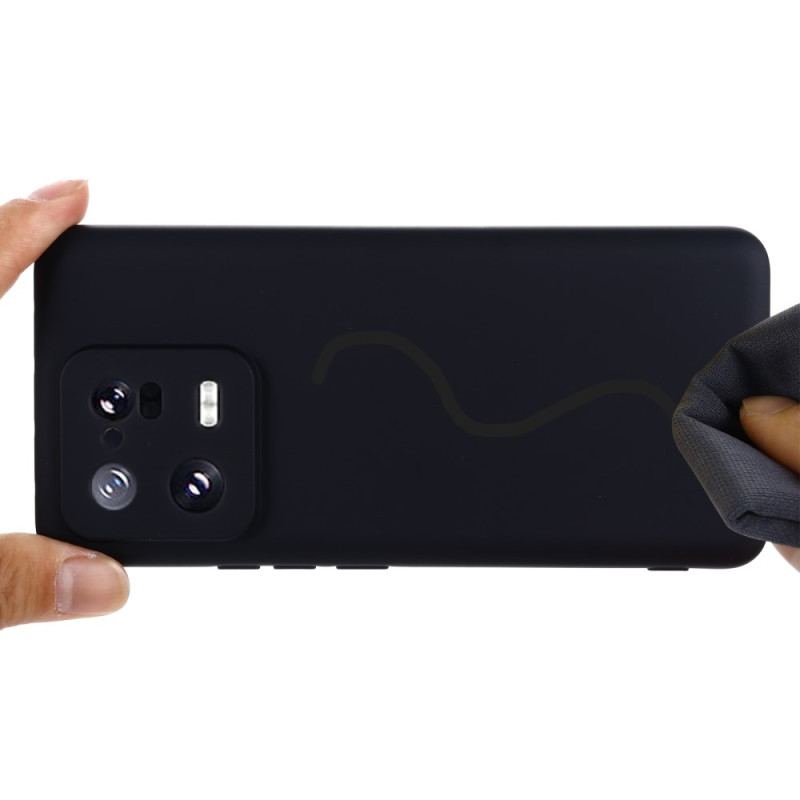 Capa Para Xiaomi 13 Pro Silicone Líquido Com Cordão