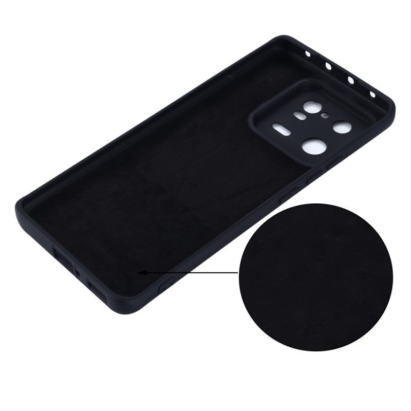 Capa Para Xiaomi 13 Pro Silicone Líquido Com Cordão