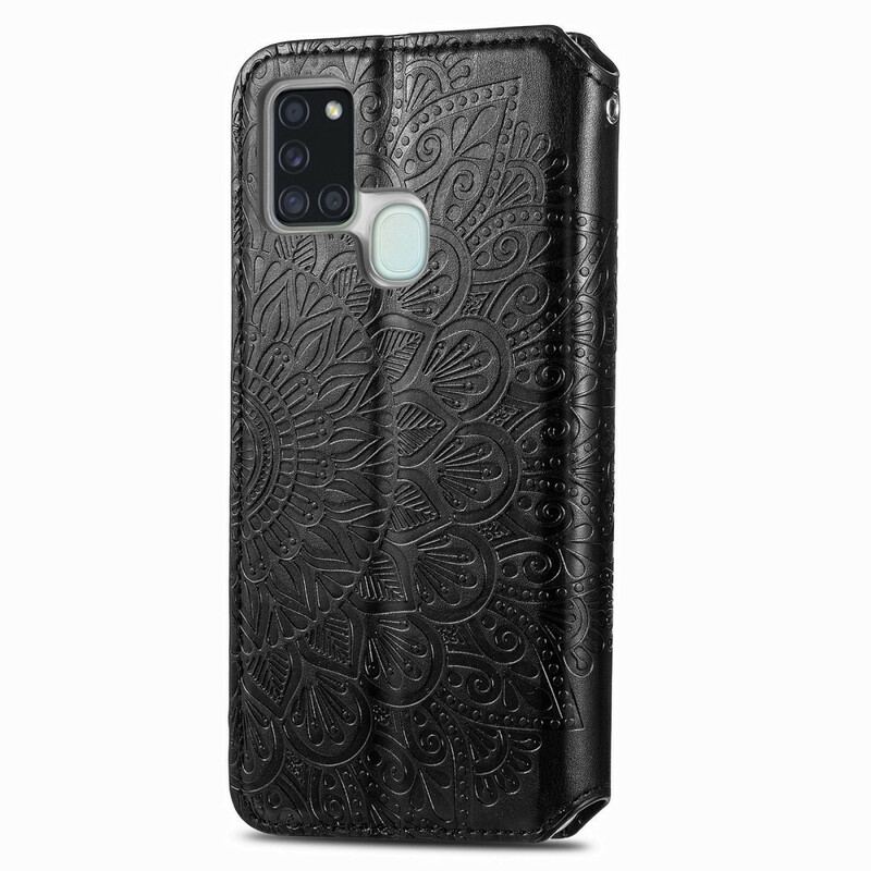 Capa De Celular Para Samsung Galaxy A21s Flip Mandala