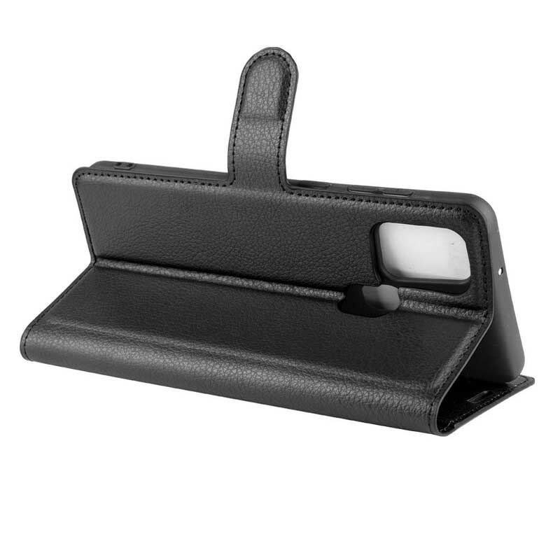 Capa De Couro Para Samsung Galaxy A21s Clássico