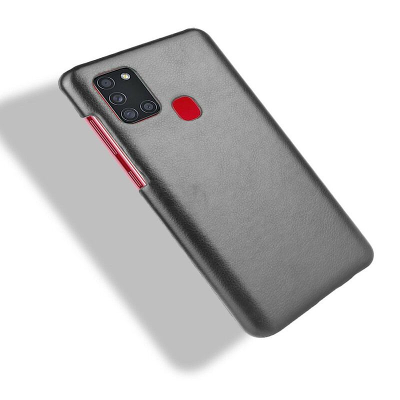Capa Para Samsung Galaxy A21s Efeito Couro De Desempenho Lichia