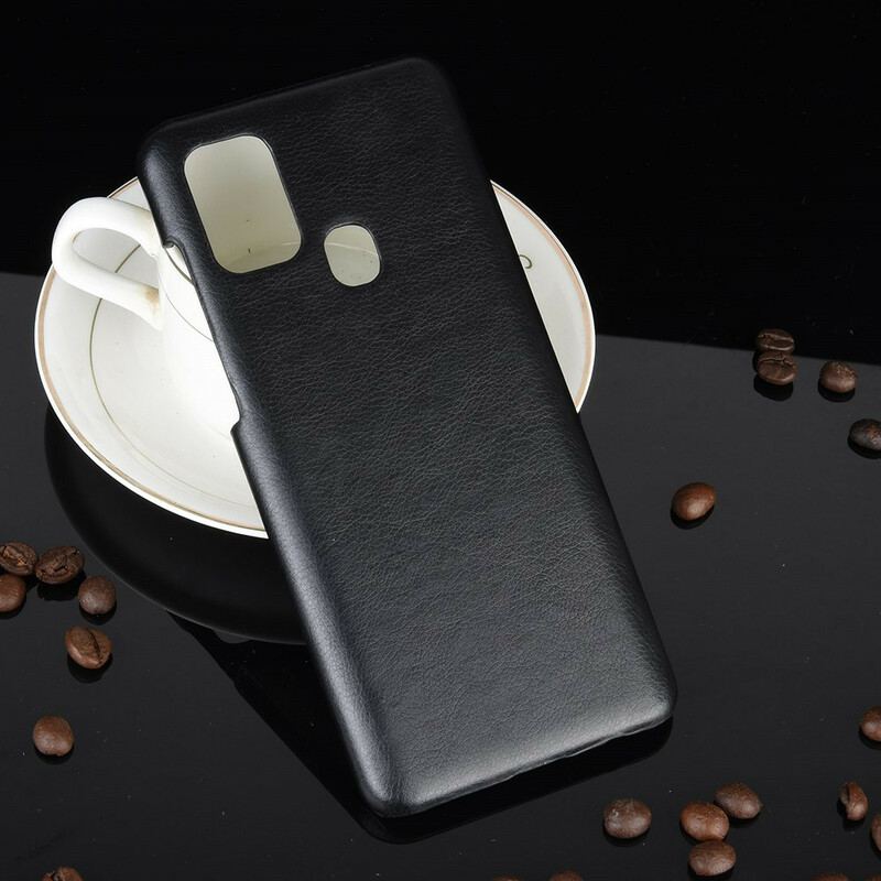 Capa Para Samsung Galaxy A21s Efeito Couro De Desempenho Lichia