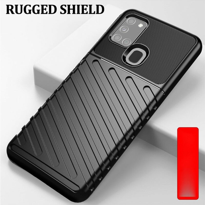 Capa Para Samsung Galaxy A21s Série Trovão
