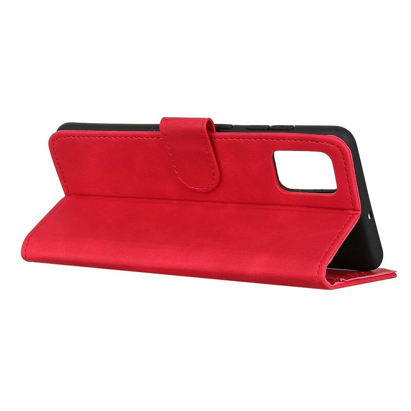 Capa De Couro Para Xiaomi Mi 10 Lite Efeito Couro Vintage Fosco Khazneh