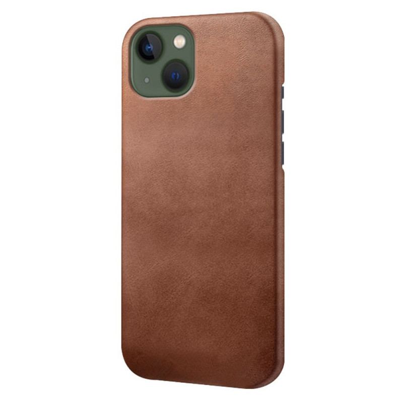 Capa De Celular Para iPhone 14 Plus Efeito Couro