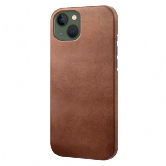 Capa De Celular Para iPhone 14 Plus Efeito Couro