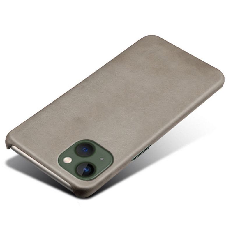 Capa De Celular Para iPhone 14 Plus Efeito Couro